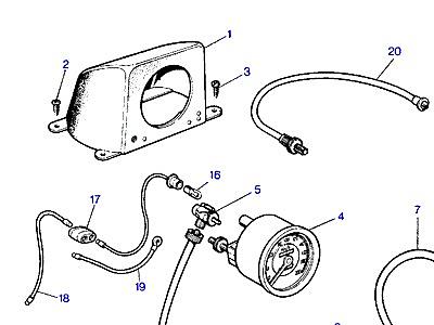 D07025 SPEEDOMETER COMPONENTS  Range Rover Classic