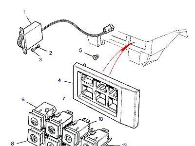 D09005 AUXILIARY SWITCHES  Range Rover Classic