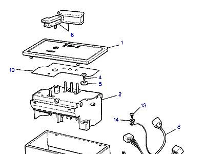 D09050 SWITCHES-FRONT SEAT-NON MEMORY  Range Rover Classic