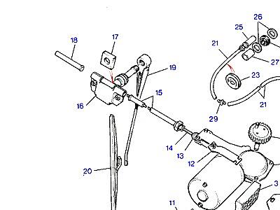 D10025 WIPER-REAR SCREEN  Range Rover Classic