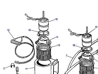 F01015 EVAPORATOR & BLOWER MOTOR  Range Rover Classic