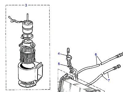 F01020 EVAPORATOR & BLOWER MOTOR  Range Rover Classic