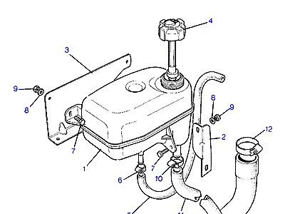 F02030 РАСШИРИТЕЛЬНЫЙ БАЧЕК -FROM (V) GA399973  Range Rover Classic