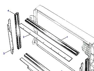 F02050 RADIATOR SEALS  Range Rover Classic
