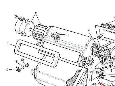 F03040 HEATER-TO (V) CA274120 (2DR) & CA273922 (4DR)  Range Rover Classic