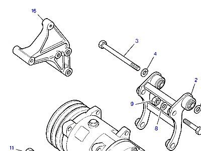 G01005 СИСТЕМА КОНДИЦИОНИРОВАНИЯ COMPRESSOR  Range Rover Classic