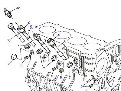 G01045 CYLINDER BLOCK COMPONENTS  Range Rover Classic