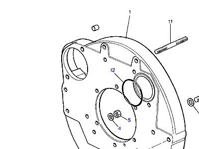 G01075 FLYWHEEL HOUSING  Range Rover Classic