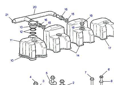 G01140 ROCKER COVERS  Range Rover Classic
