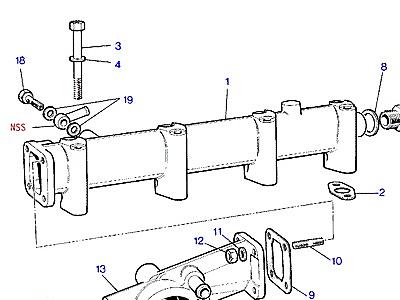 G01170 WATER MANIFOLD & THERMOSTAT  Range Rover Classic