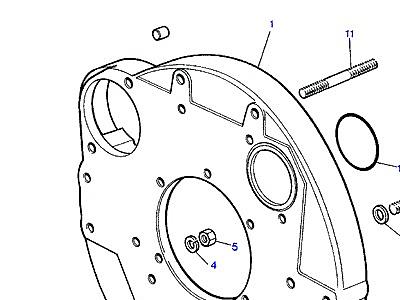 G02075 FLYWHEEL HOUSING  Range Rover Classic