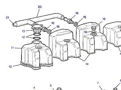 G02140 ROCKER COVERS  Range Rover Classic