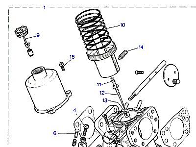 G03040 CARBURETTER & COMPONENTS-SU  Range Rover Classic