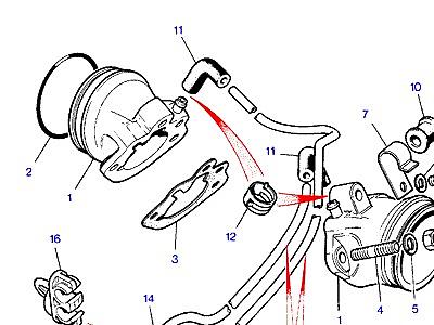 G03045 CARBURETTER ADAPTORS  Range Rover Classic
