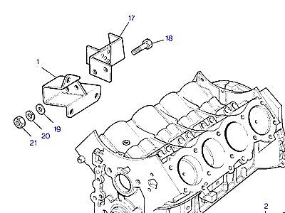 G03105 ENGINE MOUNTINGS  Range Rover Classic