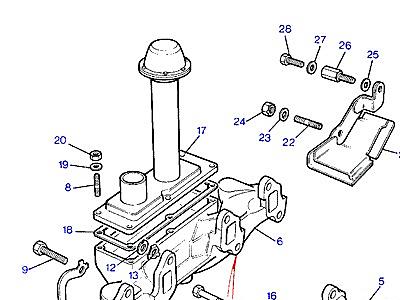 G03120 ВЫПУСКНОЙ КОЛЛЕКТОР -26D/27D/30D  Range Rover Classic