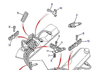 G03150 HIGH TENSION LEADS  Range Rover Classic