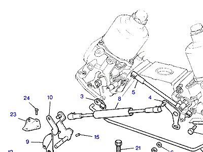 G03215 THROTTLE LINKAGE-SU  Range Rover Classic