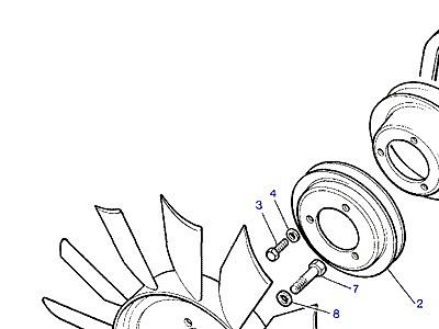 G03230 VISCOUS DRIVE & FAN-27D/29D  Range Rover Classic