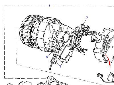 G04015 ALTERNATOR-65 AMP  Range Rover Classic