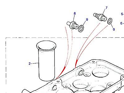 G04165 RAM PIPES HOUSING-HIGH COMPRESSION  Range Rover Classic