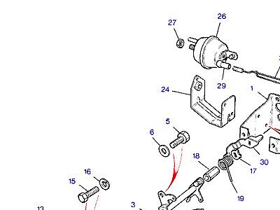 G04195 THROTTLE LINKAGE  Range Rover Classic