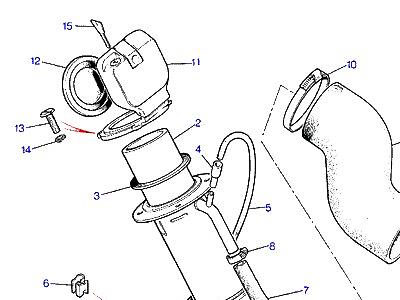 I01095 FUEL FILLER-TO (V) CA274120 (2DR) & CA273922 (4DR)  Range Rover Classic