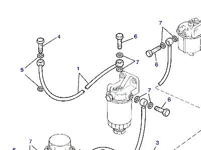 I01110 FUEL PIPES  Range Rover Classic