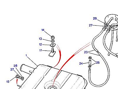 I01135 FUEL TANK-METAL  Range Rover Classic