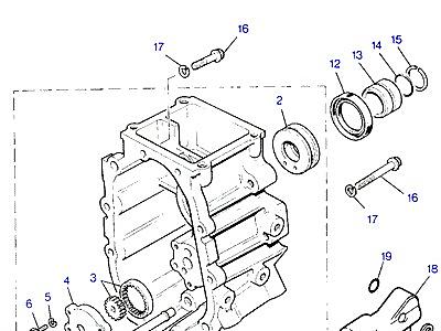 J01020 EXTENSION CASE & OIL PUMP  Range Rover Classic
