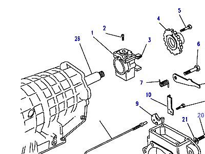 J02055 GOVERNOR & EXTENSION HOUSING  Range Rover Classic