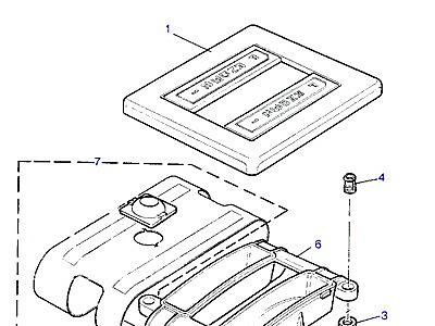 K01005 AUTO SELECTOR MOUNTING  Range Rover Classic