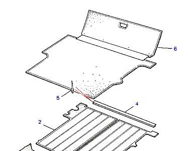 K01015 CARPETS-CENTRE FLOOR-FROM (V) GA441004 TO (V) GA464553  Range Rover Classic