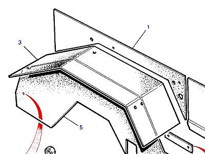 K01125 INSULATION-PAD WHEELARCH  Range Rover Classic
