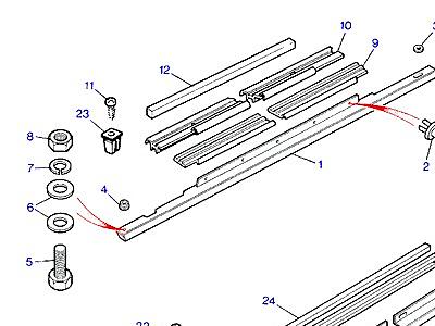 K01135 INTERIOR SILL FINISHERS  Range Rover Classic