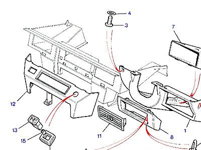 K01145 LOWER ПАНЕЛЬ ПРИБОРОВ -DRIVER'S SIDE  Range Rover Classic
