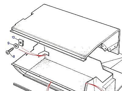 K01150 PARCEL SHELF  Range Rover Classic