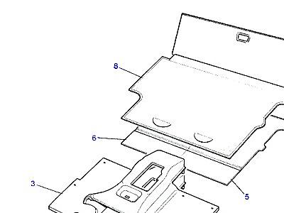 K01165 REAR FLOOR CARPETS  Range Rover Classic