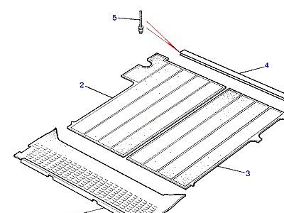 K01170 RUBBER MATS  Range Rover Classic
