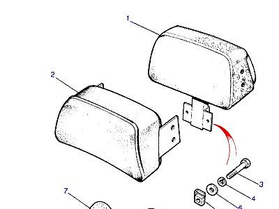 L02055 HEADRESTRAINTS  Range Rover Classic
