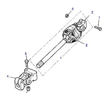 M01045 SHAFT-TO (V) HA601606  Range Rover Classic