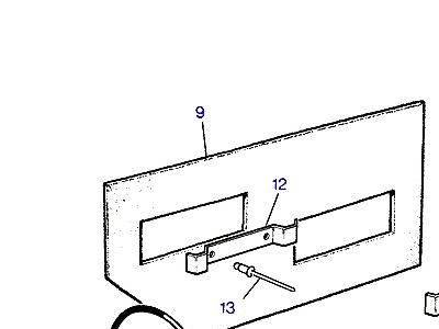 N01005 SPARE WHEEL RETENTION & TOOL STOWAGE  Range Rover Classic