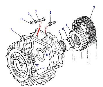 O01010 FRONT HOUSING  Range Rover Classic