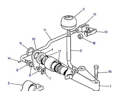O01015 GEAR CHANGE  Range Rover Classic