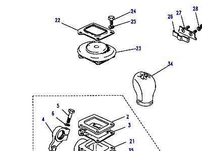 O02035 GEAR CHANGE  Range Rover Classic