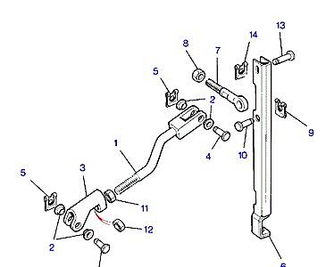O02050 LINKAGE - GEAR CHANGE  Range Rover Classic