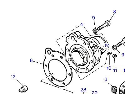 O02070 SPEEDO HOUSING  Range Rover Classic