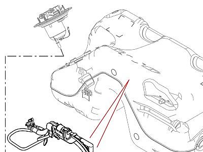 303ACK1 ТОПЛИВНЫЙ НАСОС И ДАТЧИК 2.0 16 КЛАП., ТУРБОНАДДУВ, БЕНЗИН  Range Rover Evoque (L538)