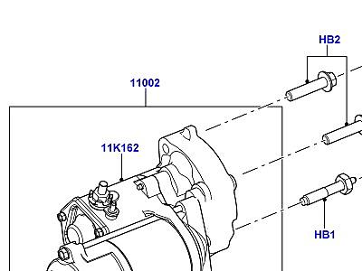 305ADP2 СТАРТЕР 2.2 SINGLE TURBO ДИЗЕЛЬ  Range Rover Evoque (L538)