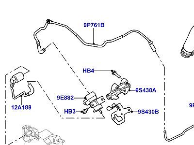 307AED2 РЕЦИРКУЛЯЦИЯ ОТРАБОТАВШИХ ГАЗОВ 2.2 SINGLE TURBO ДИЗЕЛЬ  Range Rover Evoque (L538)